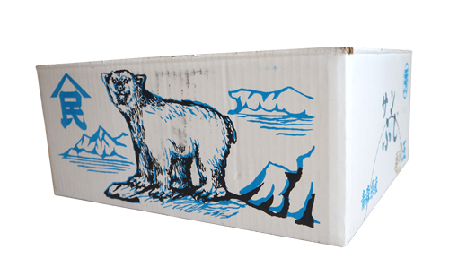 りんごの段ボール箱